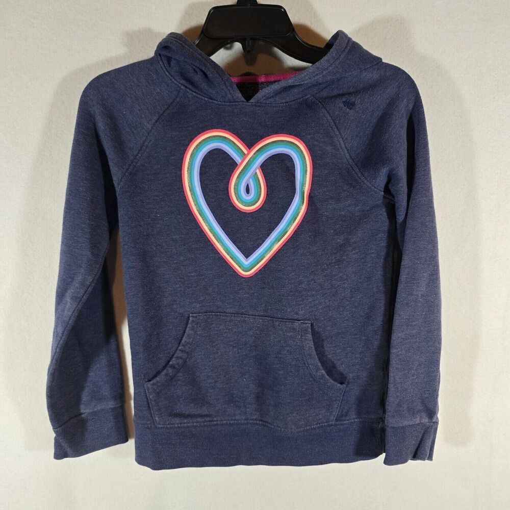 Girls Cat And Jack T Shirt, Size 10/12, Gently Used, Blue Hoodie